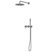 ABBER Душевая система Wasser Kreis 316 AF8118BGG скрытого монтажа без излива, оружейная сталь брашированная AF8118BGG