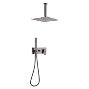 ABBER Душевая система Daheim AF8221NG скрытого монтажа без излива, никель AF8221NG