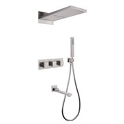 ABBER Душевая система Daheim AF8253SP скрытого монтажа с изливом, термостат, хром AF8253SP