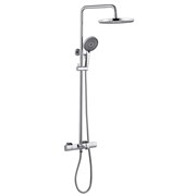 ABBER Душевая стойка Thermostat AF8516L с термостатом и изливом, хром AF8516L