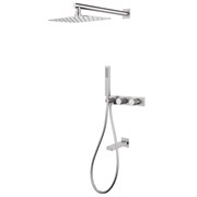 ABBER Душевая система Rund AF8717SP скрытого монтажа с изливом, сатин AF8717SP