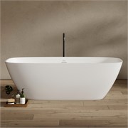 ABBER Ванна из искусственного камня Stein AS9632 белая матовая AS9632