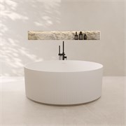 ABBER Ванна из искусственного камня Stein AS9679 белая матовая AS9679