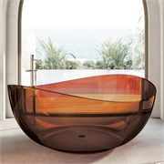 ABBER Прозрачная ванна Kristall AT9705Opal коричневая AT9705Opal