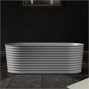 ABBER Ванна из искусственного камня Stein AS9650 белая матовая AS9650