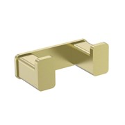 AQUAme AQM7302BG  Tivoli  Крючок двойной латунный, золото шлифованное AQM7302BG