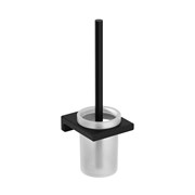 AQUAme AQM7313MB  Tivoli  Туалетный ершик настенный, матовое стекло, черный матовый AQM7313MB