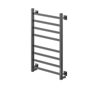 VECONI Полотенцесушитель электрический Barro-A, 40/80, черный B8040B-A