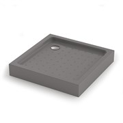 VECONI Душевой поддон квадратный Tezeo Acrylic TZ-52GR, 800x800x150, акрил, серый TZ52GR-80-C5