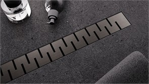 VECONI Душевой лоток Stesso Line Graphite 400 VSL400GR