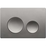 VECONI Кнопка смыва FLUSH V2, FLV2-GM, 240х162х10, пластик, оружейная сталь FLV2-GM