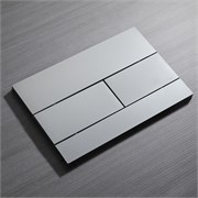 VECONI Кнопка смыва FLUSH V7, FLV7-CM, 240х162х10, пластик, хром матовый FLV7-CM