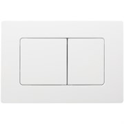 VECONI Кнопка смыва FLUSH V8, FLV8-W, 240х162х7, пластик, белый глянец FLV8-W