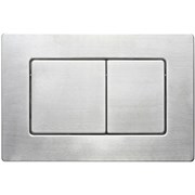 VECONI Кнопка смыва FLUSH V9, FLV9-S, 237х159х6, нержавеющая сталь, сталь брашинг FLV9-S