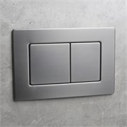 VECONI Кнопка смыва FLUSH V9, FLV9-GM, 237х159х6, нержавеющая сталь, оружейная сталь матовая FLV9-GM