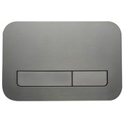 VECONI Кнопка смыва FLUSH V12, FLV12-GM, 240х162х7, пластик, оружейная сталь матовая FLV12-GM