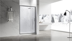 VECONI Душевая дверь раздвижная Vianno VN-55GM, 1200x1950, Оружейная сталь, стекло прозрачное VN55GM-120-01-C8