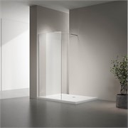 VECONI Душевая перегородка Korato KR-72, 1000x2000, хром, стекло прозрачное KR72-100-01-C8