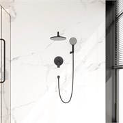 VECONI Встраиваемая душевая система TEORA, Чёрный матовый TE-500-B-C4