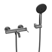 LEMARK Смеситель Karelia LMF-2022S-GM для ванны, графит LMF-2022S-GM