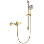 LEMARK Смеситель Beluga LMF-8042B-BRLG для ванны, термостатический, золото LMF-8042B-BRLG