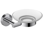 LEMARK Мыльница BELUGA подвесная, сталь, стекло, хром LMA-8031S-C