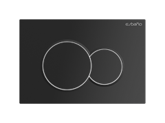 ESBANO Клавиша слива, черный матовый ESINSKS50MB