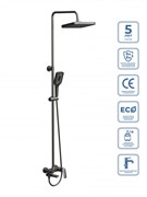 BELBAGNO Due Душевая стойка со смесителем и изливом DUE-VSCM-GM DUE-VSCM-GM