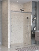 BELBAGNO Marino Душевая дверь в нишу раздвижные ширина 130 см, профиль - хром / стекло - прозрачное MARINO-2-BF-1-130-C-CR