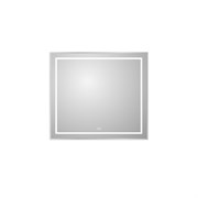 BELBAGNO Kraft Зеркало в алюминиевой раме со встроенным светильником, сенсорным выключателем и подогревом, SPC-KRAFT-900-800-LED-TCH-WARM, 900x32x800 мм SPC-KRAFT-900-800-LED-TCH-WARM