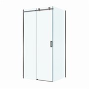 BELBAGNO Soft Close-2 Душевой уголок прямоугольный размер 110x80 см профиль - оружейная сталь / стекло - прозрачное, двери раздвижные SOFT_CLOSE-2-AH-1-110/80-C-GM
