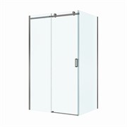 BELBAGNO Soft Close-2 Душевой уголок прямоугольный размер 130x80 см профиль - оружейная сталь / стекло - прозрачное, двери раздвижные SOFT_CLOSE-2-AH-1-130/80-C-GM