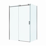BELBAGNO Soft Close-2 Душевой уголок прямоугольный размер 150x90 см профиль - оружейная сталь / стекло - прозрачное, двери раздвижные SOFT_CLOSE-2-AH-1-150/90-C-GM