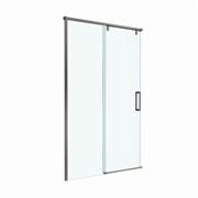 BELBAGNO Soft Close-1 Душевая дверь в нишу раздвижная ширина 120 см, профиль - оружейная сталь / стекло - прозрачное SOFT_CLOSE-1-BF-1-120-C-GM