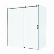 BELBAGNO Soft Close-2 Душевой уголок прямоугольный размер 180x80 см профиль - оружейная сталь / стекло - прозрачное, двери раздвижные SOFT_CLOSE-2-AH-1-180/80-C-GM