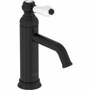 E24360-BL LOUISE Смеситель для раковины без дк, матовый черный E24360-BL