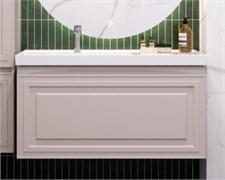 AQUANET Тумба с раковиной Агата 100 L 1 ящ. цв. бежевый AQUANET-365933