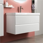 AQUANET Тумба с раковиной Альтера 100 цв. белый матовый AQUANET-340710