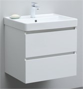 AQUANET Тумба с раковиной Вега 60 белый глянец AQUANET-367328