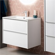 AQUANET Тумба с раковиной Вита 70 цв. белый матовый AQUANET-339161