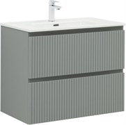 AQUANET Тумба с раковиной Джейн 80 цв.мисти грин (раковина Flat) AQUANET-332534