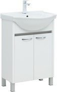 AQUANET Тумба с раковиной Донна 60 цв.белый глянец (Shenxin) AQUANET-308382