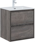 AQUANET Тумба с раковиной Милан (Flash) 60 цв. дуб рошелье AQUANET-340323