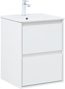 AQUANET Тумба с раковиной Милан 50 цв. белый глянец AQUANET-340151