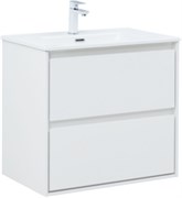 AQUANET Тумба с раковиной Милан 70 цв. белый глянец AQUANET-340153