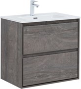 AQUANET Тумба с раковиной Милан 70 цв. дуб рошелье AQUANET-340158