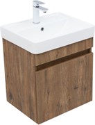 AQUANET Тумба с раковиной Оптима 50 цв. дуб рустикальный AQUANET-345347