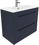 AQUANET Тумба с раковиной Практика 80 2 ящ. цв.маренго AQUANET-332507