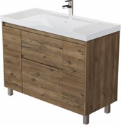 AQUANET Тумба под раковину Nova Lite 2.0 110 напольная, дуб рустикальный AQUANET-346349
