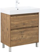 AQUANET Тумба под раковину Nova Lite 2.0 75 напольная, дуб рустикальный AQUANET-346344